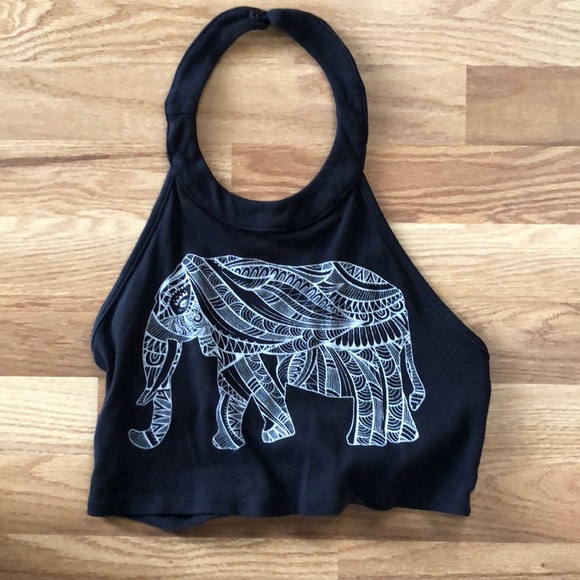 Elephant Crop Top - Picture 2 of 5